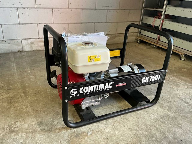 Contimac gh 7501 benzine generator - afbeelding 1 van  12