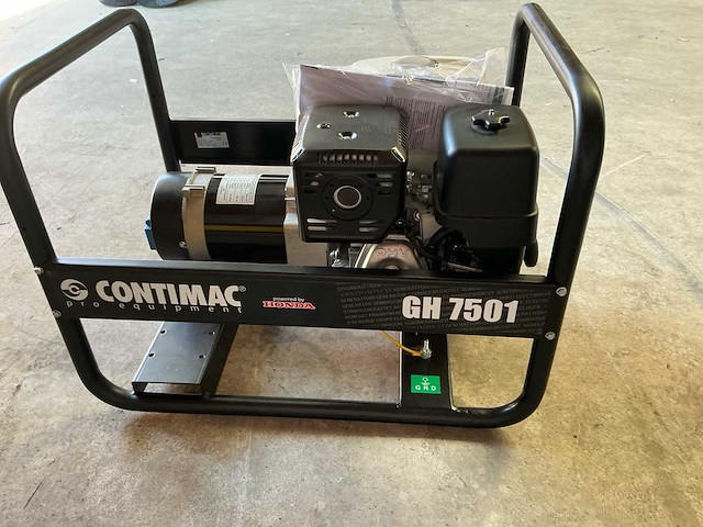 Contimac gh 7501 benzine generator - afbeelding 4 van  12