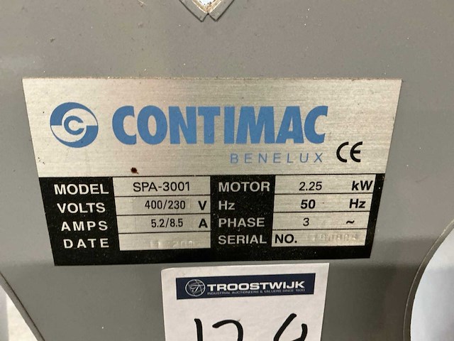 Contimac spa-3001 filter afzuiginstallatie - afbeelding 4 van  4