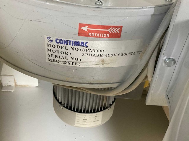 Contimac spa3000 filter afzuiginstallatie - afbeelding 2 van  2