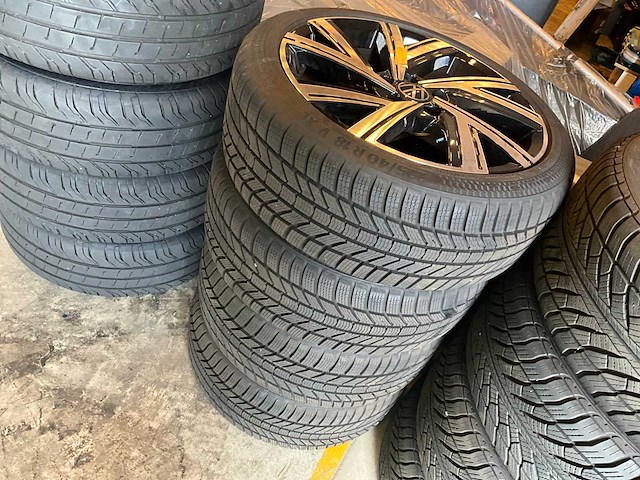 Continental - wintercontact - autobanden met aluminium vw velgen (4x) - afbeelding 10 van  14