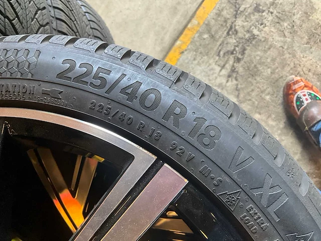 Continental - wintercontact - autobanden met aluminium vw velgen (4x) - afbeelding 2 van  14