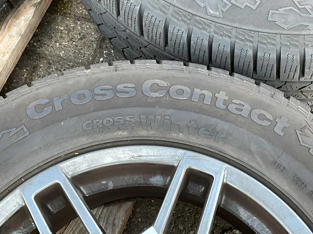Continental / audi cross contact winterband + velg (4x) - afbeelding 2 van  15