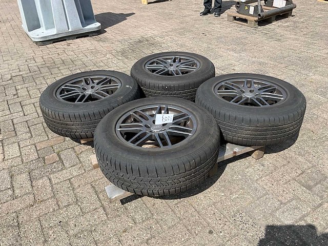 Continental / audi cross contact winterband + velg (4x) - afbeelding 10 van  15