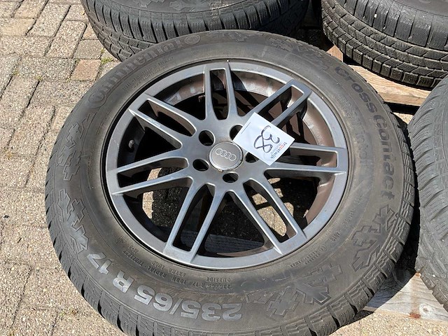 Continental / audi cross contact winterband + velg (4x) - afbeelding 11 van  15