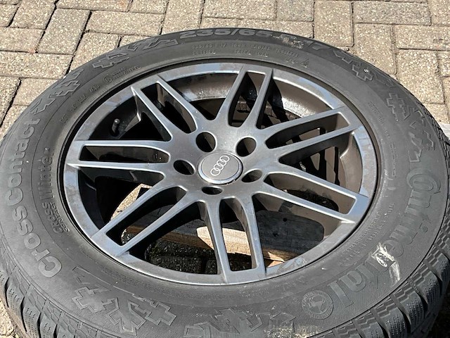 Continental / audi cross contact winterband + velg (4x) - afbeelding 12 van  15
