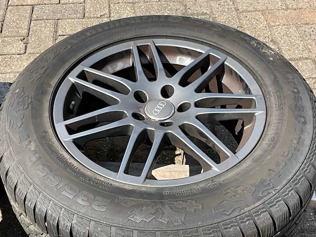 Continental / audi cross contact winterband + velg (4x) - afbeelding 13 van  15