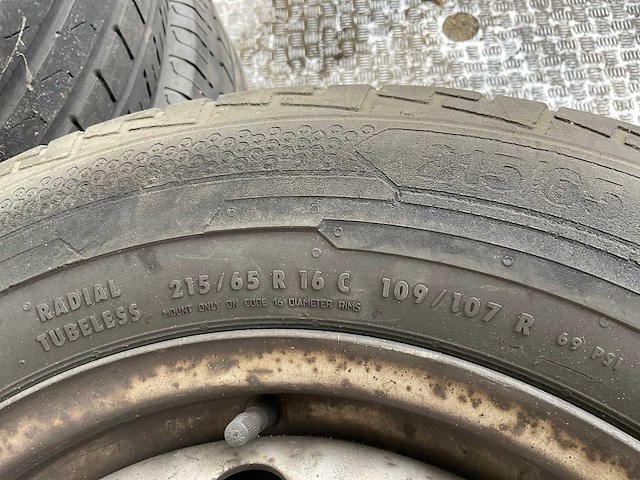 Continental contivancontact autoband met velg (4x) - afbeelding 8 van  9