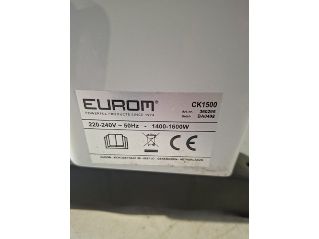 Convectorkachel, eurom, ck1500 - afbeelding 3 van  6