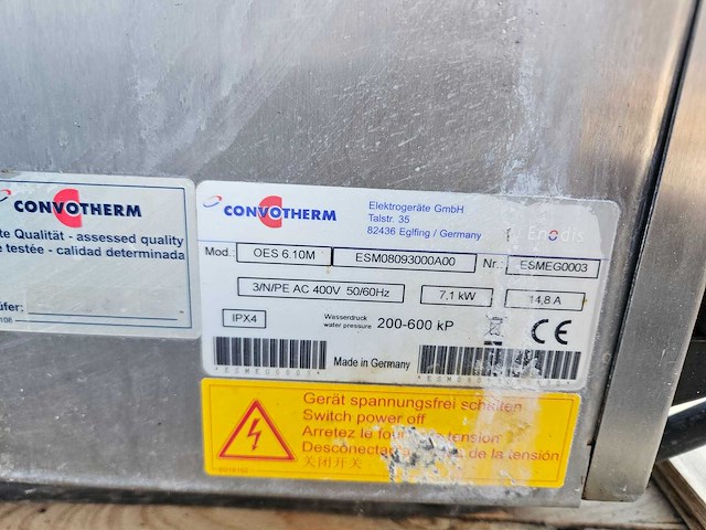 Convotherm - oes 6.10m - combisteamer - afbeelding 5 van  5