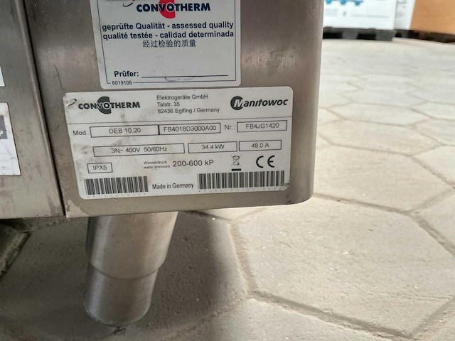 Convotherm oeb6.20 oven en steamer - afbeelding 9 van  9