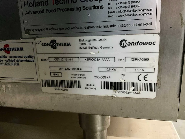 Convotherm oes 10.10 mini combisteamer - afbeelding 7 van  7