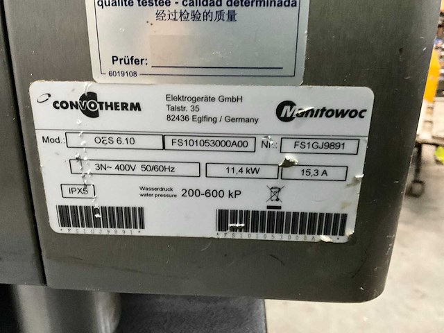 Convotherm ogs 6.10 combisteamer - afbeelding 6 van  8