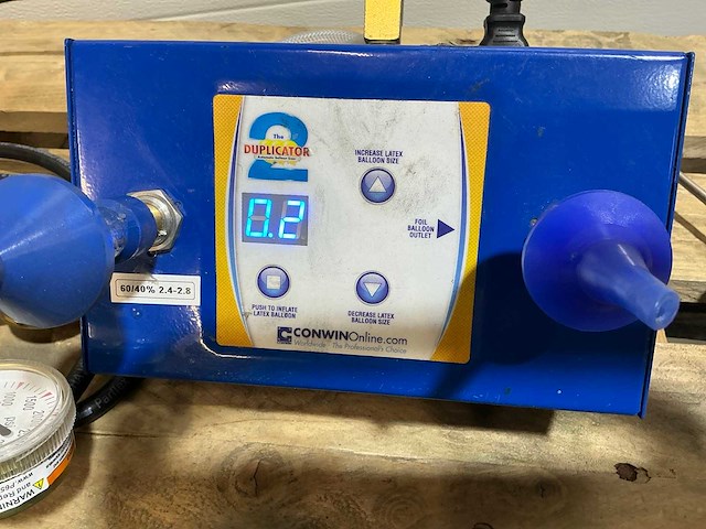 Conwin duplicator 2 inflator ballonopblaasunit - afbeelding 4 van  11