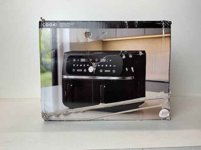 Cook-it - dubbele airfryer - friteuse - afbeelding 1 van  5