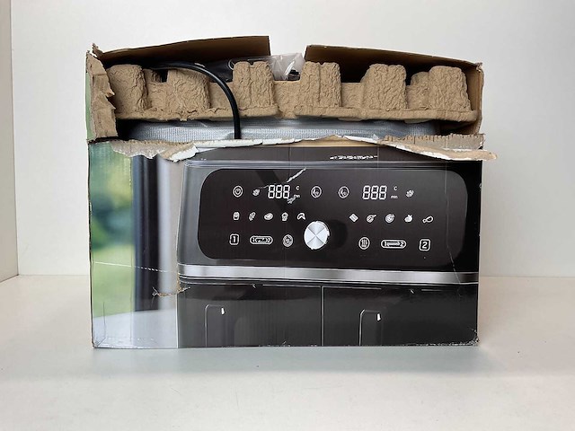 Cook-it - dubbele airfryer - friteuse - afbeelding 2 van  5