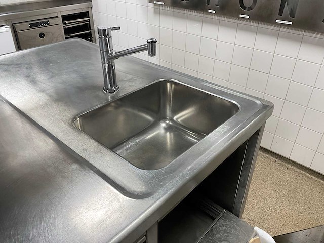 Cookinox rvs keukeneiland met koelwerkbank - afbeelding 2 van  8