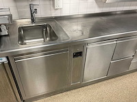 Cookinox rvs keukenopstelling met koelwerkbank - afbeelding 2 van  5