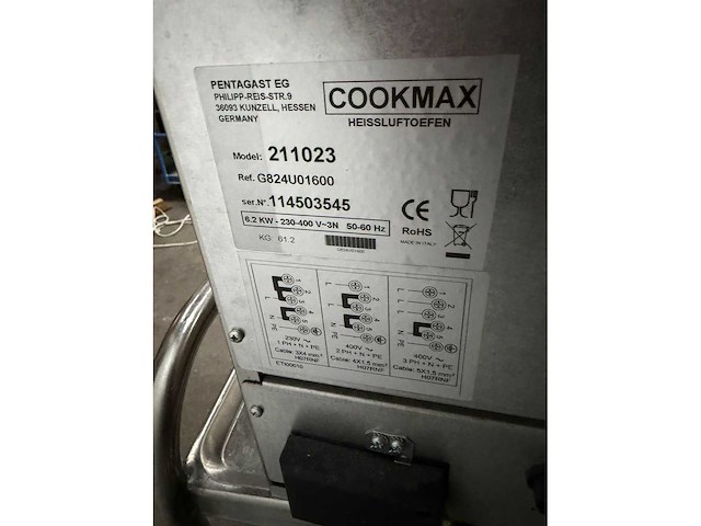 Cookmax 211023 combi oven - afbeelding 5 van  5