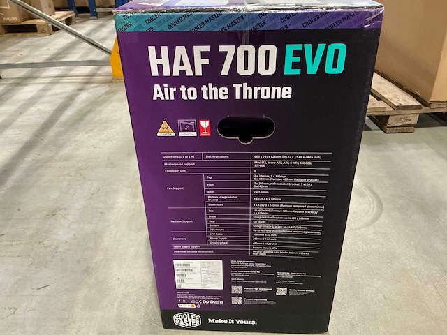Cooler master haf 700 evo - afbeelding 3 van  4