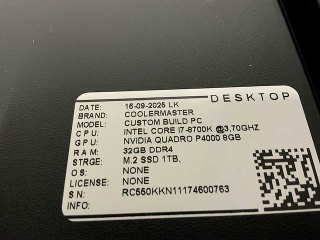 Coolermaster custom build (i7 g8) - afbeelding 2 van  7