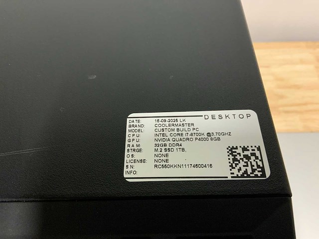 Coolermaster custom build (i7 g8) - afbeelding 2 van  7