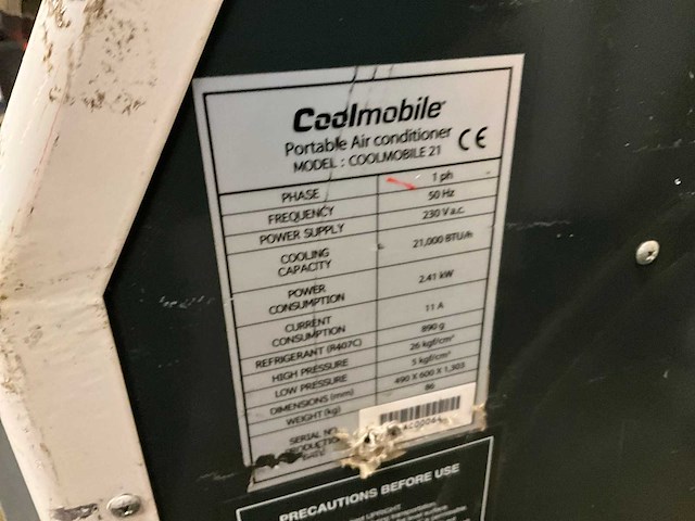 Coolmobile 21 mobiele airco - afbeelding 4 van  5
