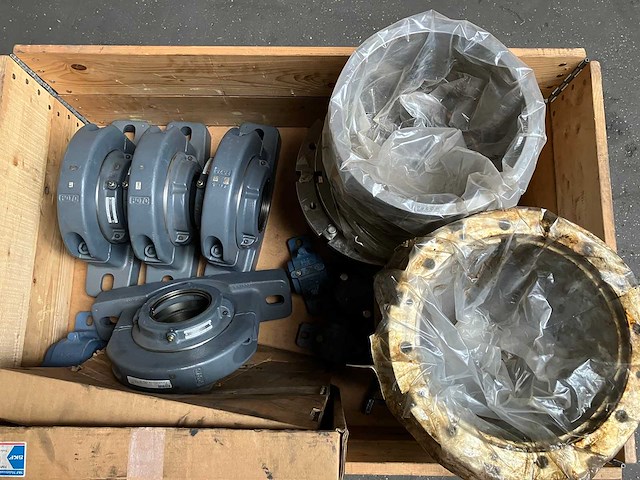 Cooper / skf - partij industriële lagerhuizen en lagercomponenten 343kg - afbeelding 1 van  2
