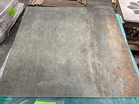Copper steel vloertegel (80x80 cm, 345m2) - afbeelding 1 van  2