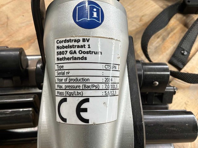 Cordatrap bv ct50pn pneumatische strapper (2x) - afbeelding 8 van  8