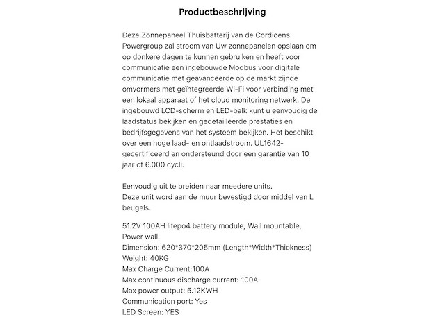 Cordioens powergoup - thuisbatterij + 30 zonnepanelen - afbeelding 9 van  15