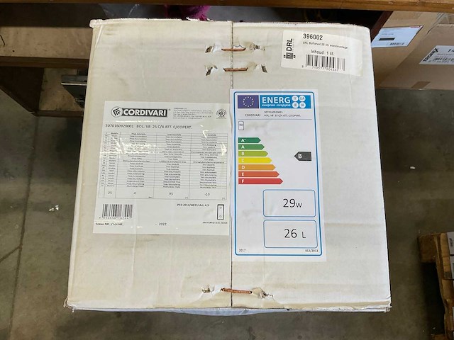 Cordivari drl buffervat 25 liter - wandmontage - afbeelding 2 van  6