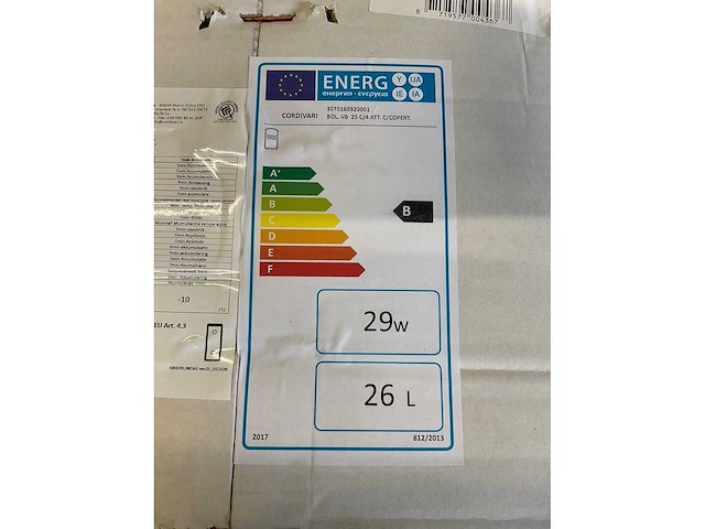 Cordivari drl buffervat 25 liter - wandmontage - afbeelding 2 van  3