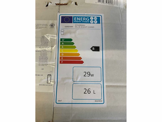 Cordivari drl buffervat 25 liter - wandmontage - afbeelding 5 van  6