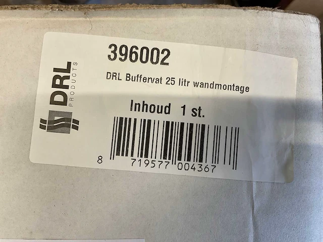 Cordivari drl buffervat 25 liter - wandmontage - afbeelding 3 van  6