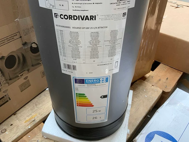 Cordivari volano up gbf25 buffer tank - afbeelding 3 van  6