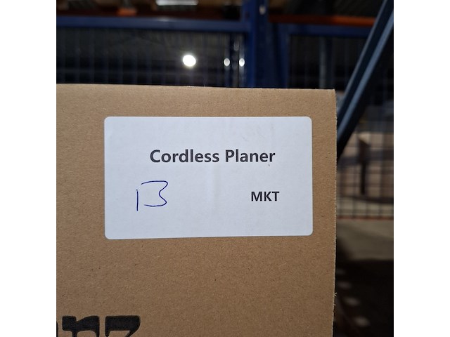 Cordless planer, blauw - afbeelding 2 van  2