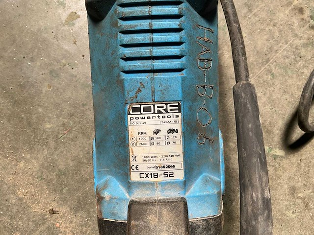 Core cx18-52 diamantboormachine - afbeelding 5 van  5
