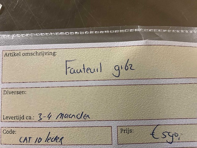 Corfu lederen fauteuil - afbeelding 6 van  14