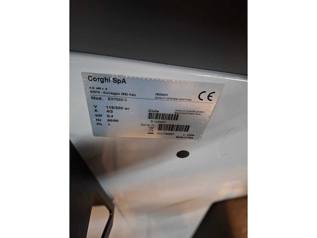 Corghi - 2015 - ex7000ii - uitlijn apparaat 4 wiel - afbeelding 16 van  26