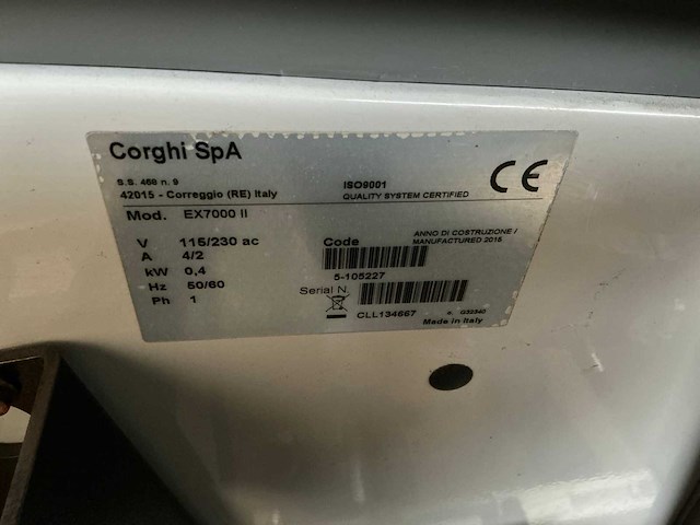 Corghi - 2015 - ex7000ii - uitlijn apparaat 4 wiel - afbeelding 5 van  26