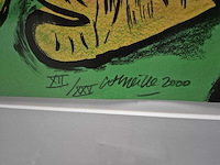 Corneille - zeefdruk - 'presence africaine' - 100 x 145 cm. - afbeelding 3 van  4