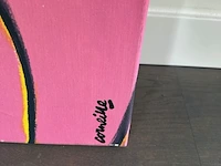 Corneille "femme oiseau bleu et chat jaune" - afbeelding 3 van  4