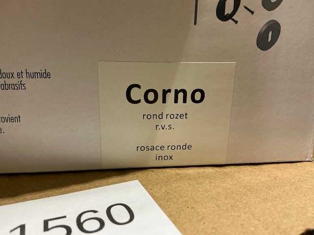 Corno rond rozet deurbeslag (20x) - afbeelding 3 van  3