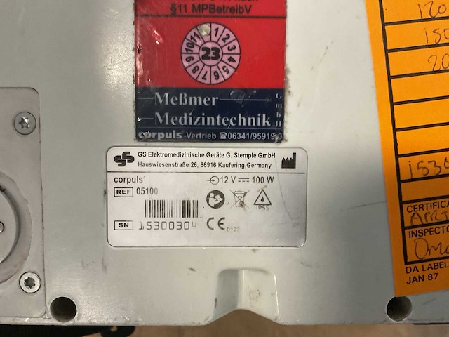 Corpuls 1 defibrillator - afbeelding 6 van  6