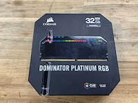 Corsair dominator plantinum rgb 32gb ddr4 3600mhz - afbeelding 2 van  3