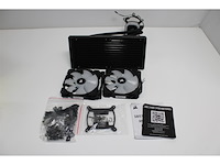 Corsair h100 rgb vloeibare cpu-koeler 240mm aio sp120 rgb zwart - afbeelding 5 van  5