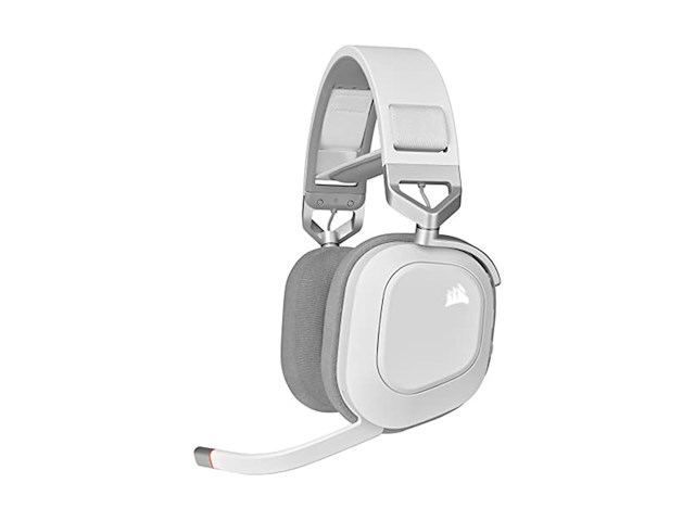 Corsair hs80 rgb draadloze gaming headset ps4 ps5 &pc wit - afbeelding 1 van  5