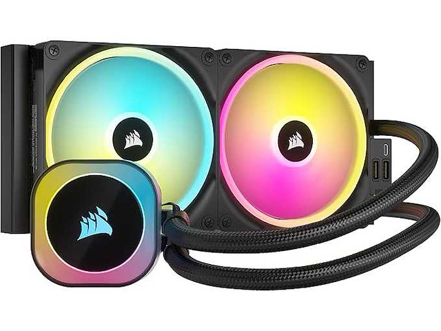 Corsair icue link h115i rgb vloeibare cpu-koeler - afbeelding 7 van  7