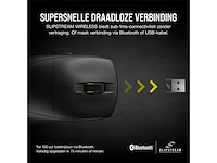 Corsair m75 air ultralichte draadloze gamingmuis 26.000 dpi zwart - afbeelding 2 van  4